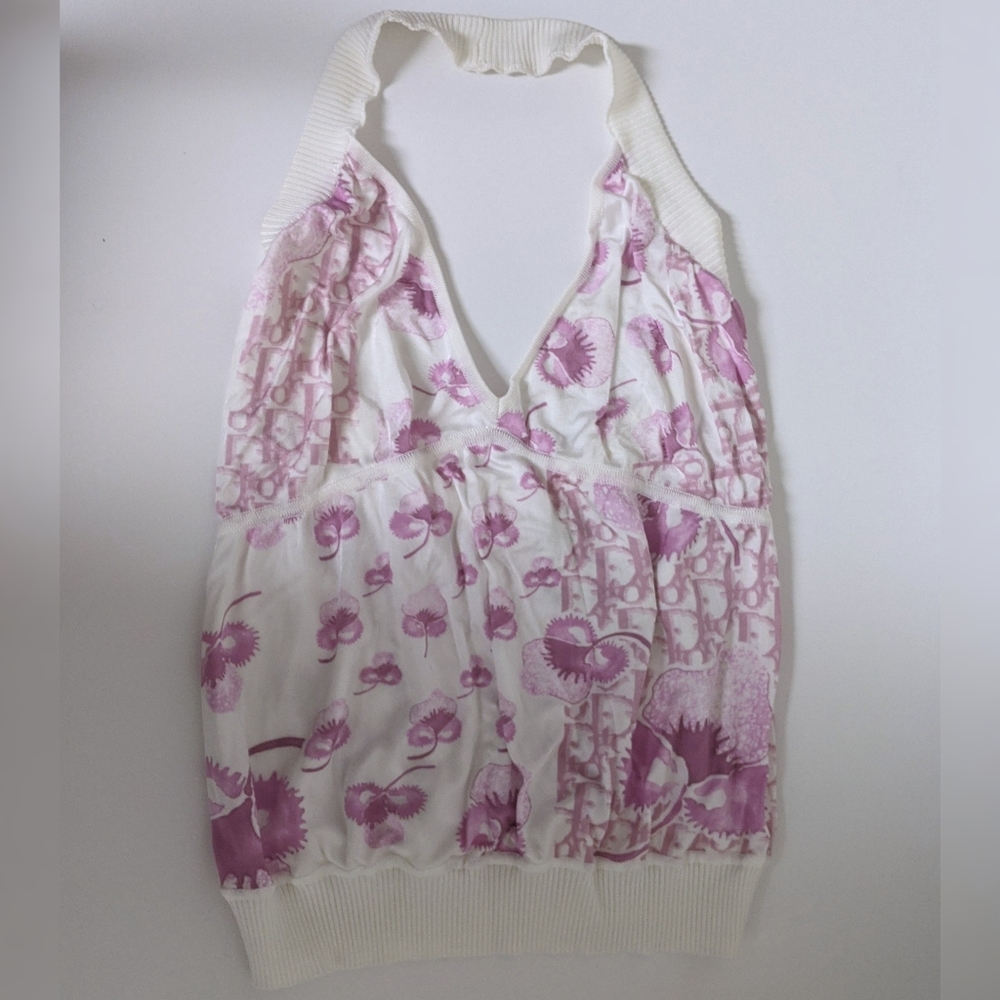 SOLD 💮 Christian Dior cherry blossom monogram top - Picture 2 of 5